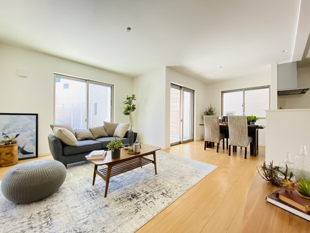 綺麗なリビングダイニング