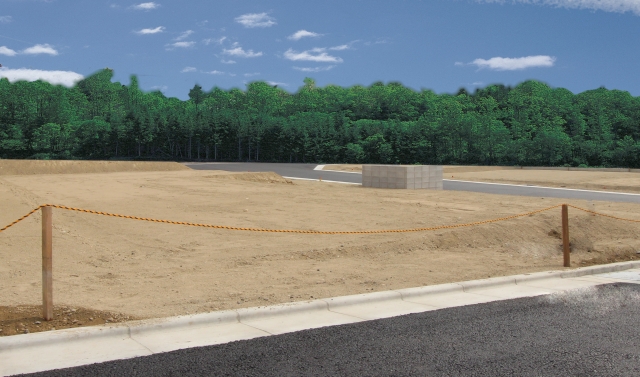 整備された空き地